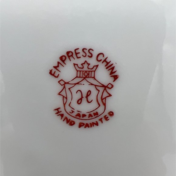 Empress China EMP47 2 Salad Bowls Japan Hand Painted Floral Pattern 7.5" - Picture 5 of 6